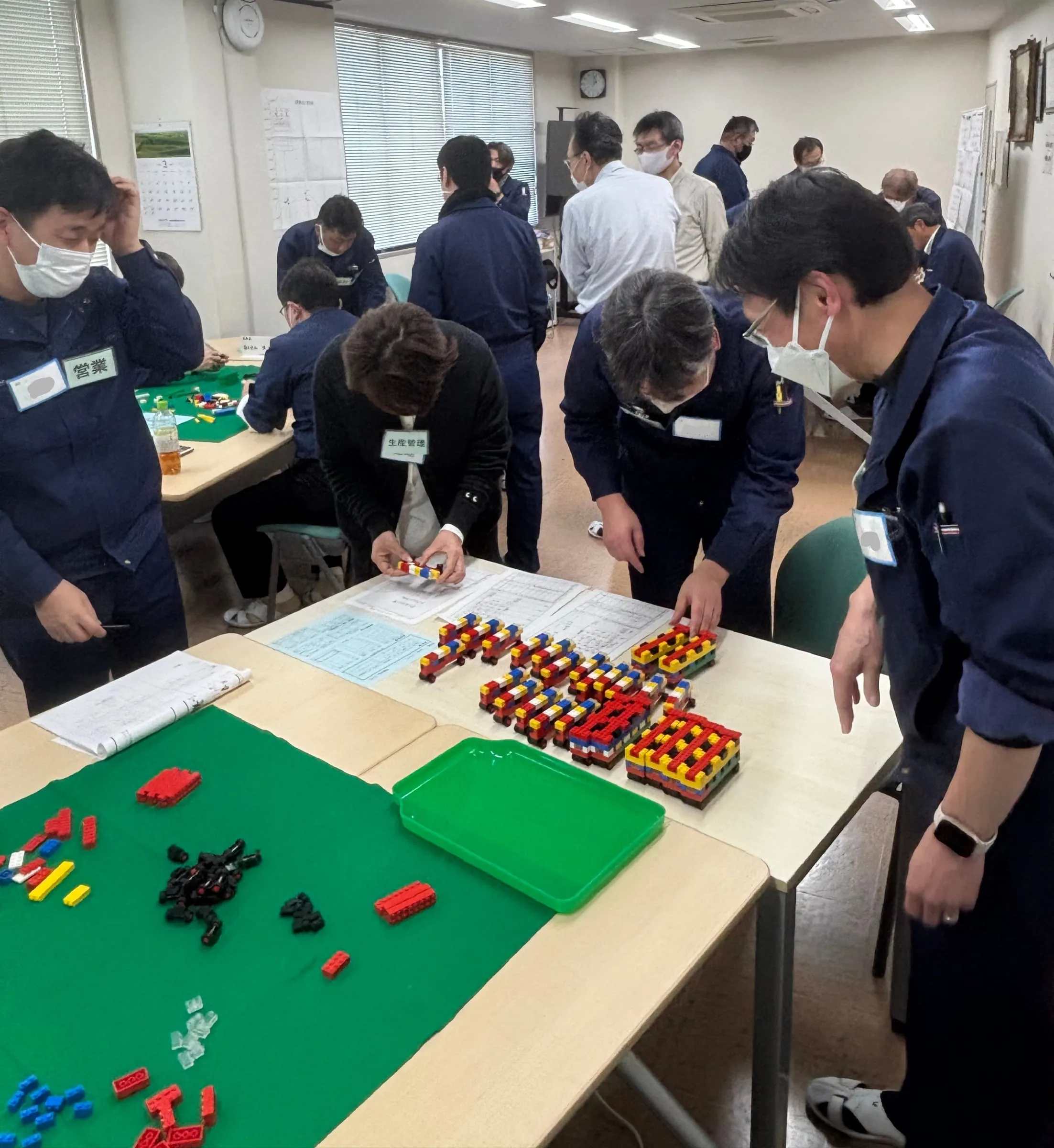 社内研修のグループワークの様子