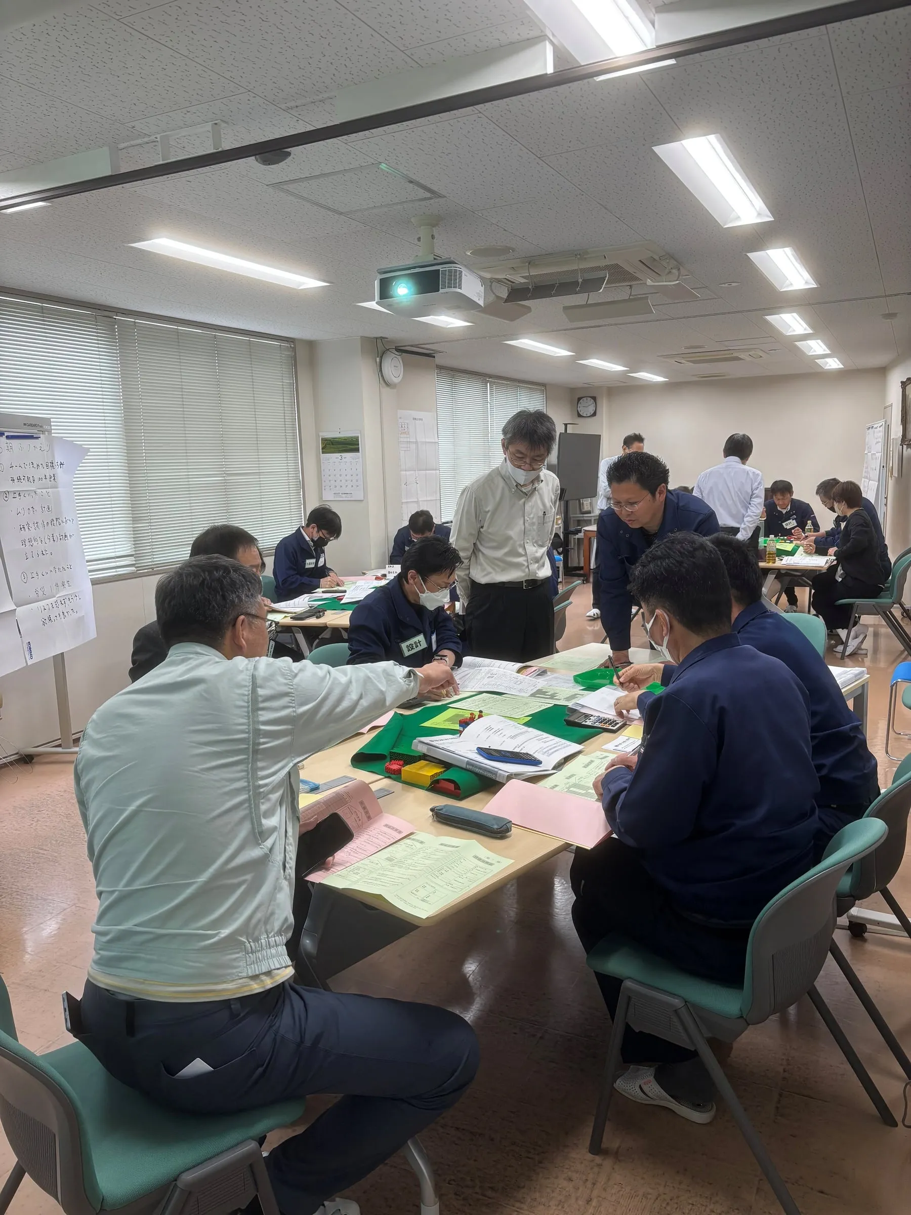 社内研修の会場の様子